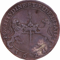 Zuidelijke Nederlanden. Brussel. 1624. Rekenpenning voor de Rekenkamer.