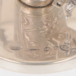 Miniatuur draaimolen zilver.