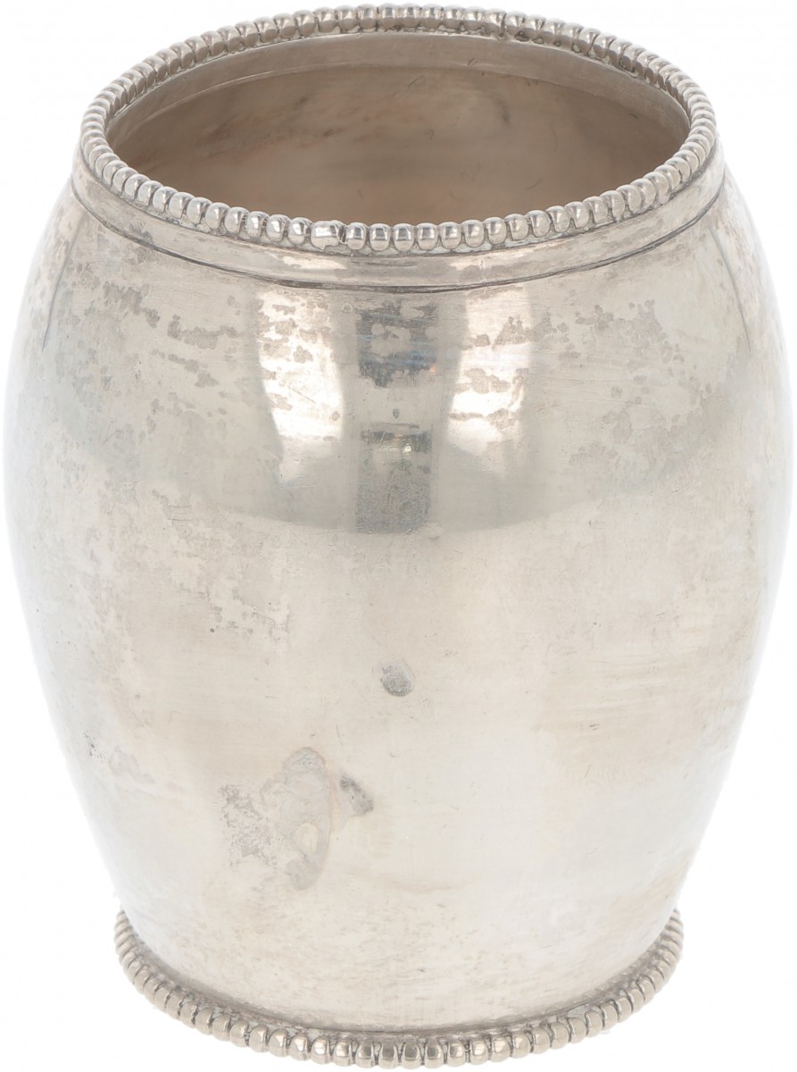 Lepelvaasje zilver.