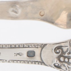 Suikerklontentang zilver.