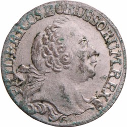 German states. Prussia. Friedrich II 'the Great'. 1/12 Thaler. 1754 B.