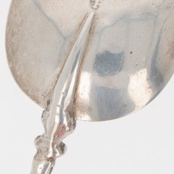 Lepel (Leeuwarden Tjepke Jans 1657-1683) zilver.