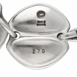 Henning Koppel voor Georg Jensen no.270 zilveren modernistische armband - 925/1000.
