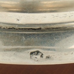 Inktpot zilver.