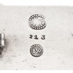 Vroege Georg Jensen no.213 zilveren 'Swan' broche - 830/1000.