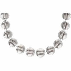 Henning Koppel voor Georg Jensen no.270 zilveren modernistisch collier - 925/1000.