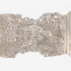 (4) delig lot bijbelsloten zilver.