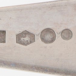 (6) delige set lepels "Haags Lofje" zilver.