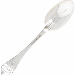 Dinerlepel (Amsterdam Paul Clausen 1754-1772) zilver.