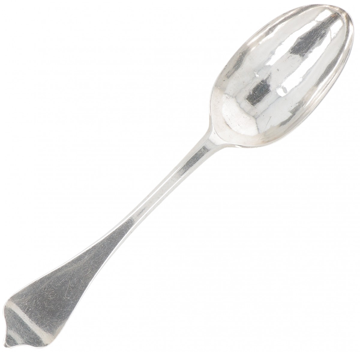 Dinerlepel (Amsterdam Paul Clausen 1754-1772) zilver.