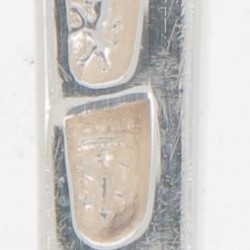 (5) delige set dinerlepels (Haarlem Jacobus van der Hoeff 1786-1807) zilver.