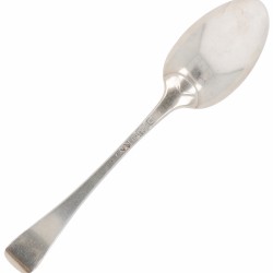 Dinerlepel (Rotterdam 1781) zilver.