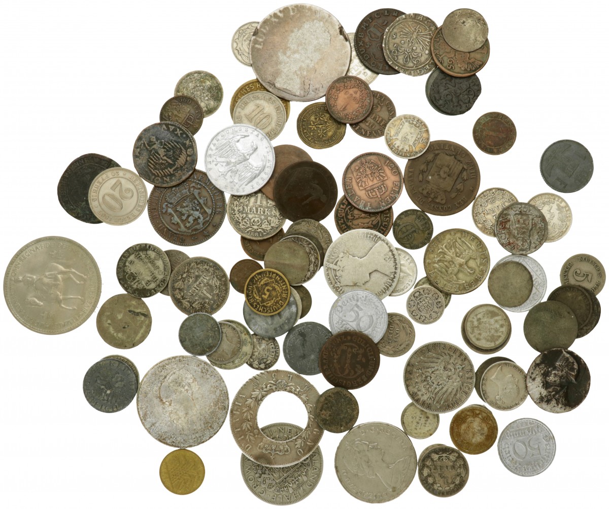 World. Lot (88) Silver and Copper-nickel Coins.