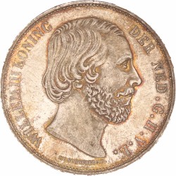 2½ Gulden. Willem III. 1870. Prachtig.