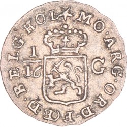 1/16 Gulden. 1802. Zeer Fraai +.