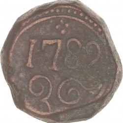 2 Stuiver. V.O.C. Ceylon. 1789. Zeer Goed / Fraai.