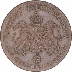 Haiti. Faustin I. 6¼ Centimes. 1850.