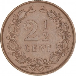 2½ Cent. Wilhelmina. 1894. Prachtig.