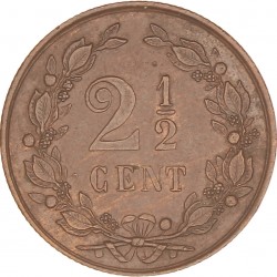 2½ Cent. Willem III. 1881. UNC.