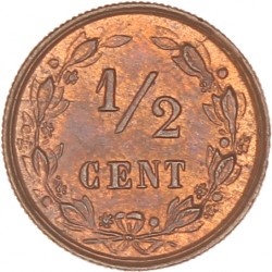 ½ Cent. Wilhelmina. 1894. FDC.