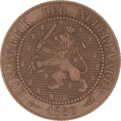 2 ½ Cent. Willem III. 1880. Prachtig +.