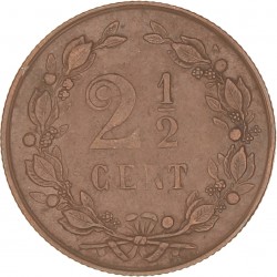 2 ½ Cent. Willem III. 1880. Prachtig +.