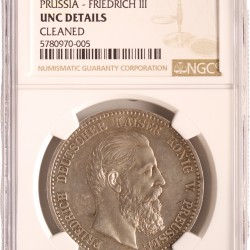 German states. Prussia. Friedrich. 5 Mark. 1888 A.