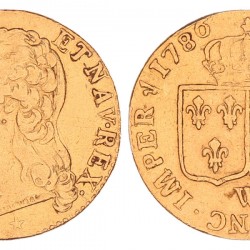 France. Louis XVI. Louis D'or. 1786 W.