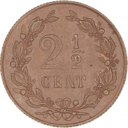 2 ½ Cent. Wilhelmina. 1898. Prachtig / UNC.