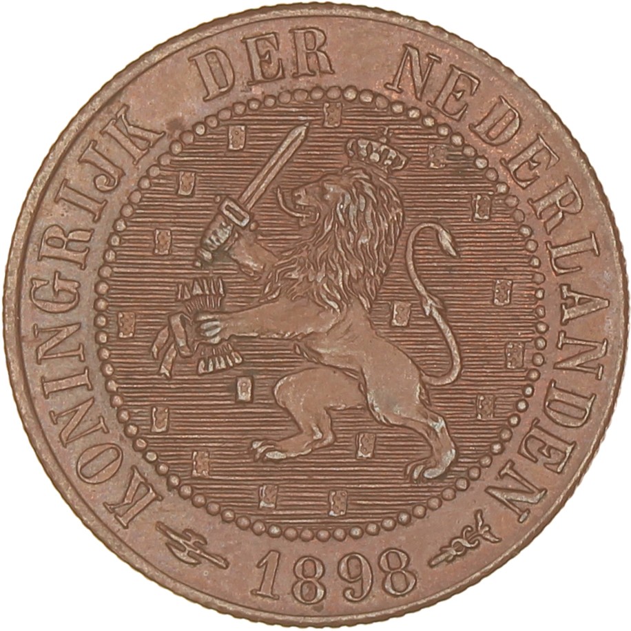 2 ½ Cent. Wilhelmina. 1898. Prachtig / UNC.
