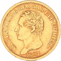 Italian States. Sardinia. Carlo Felice. 20 Lire. 1827 L.