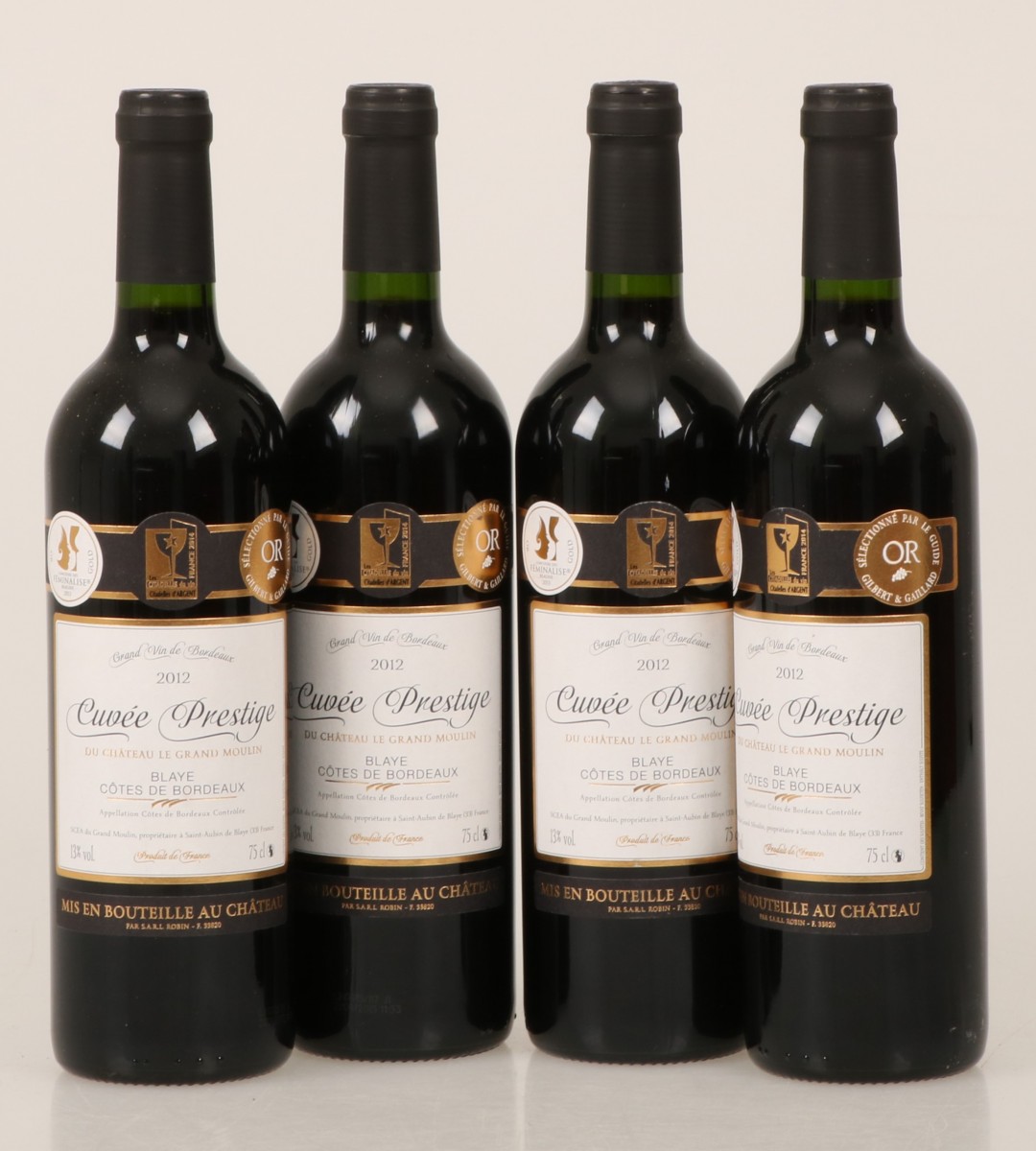 (5x) Du Château le Grand Moulin - Cuvée Prestige - 2012.