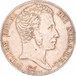 3 Gulden zonder volledige naam van Michaut. Utrecht. Willem I. 1821. Zeer Fraai / Prachtig.