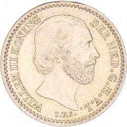 10 Cent. Willem III. 1874. Prachtig.