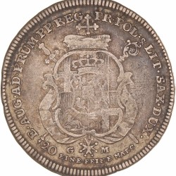 German states. Prince Bishopric Trier. Clemens Wenzel. ½ Thaler. 1770 EG.