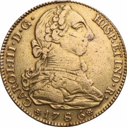 Spain. Carlos III. 4 Escudos. 1786 M.