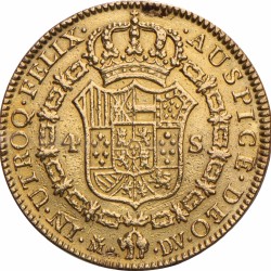 Spain. Carlos III. 4 Escudos. 1786 M.