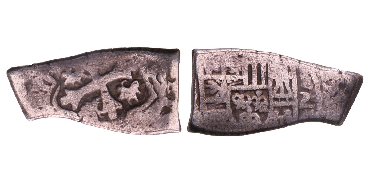 Spanish Colony. Cob of 2 Reales. N.D. (18th century).