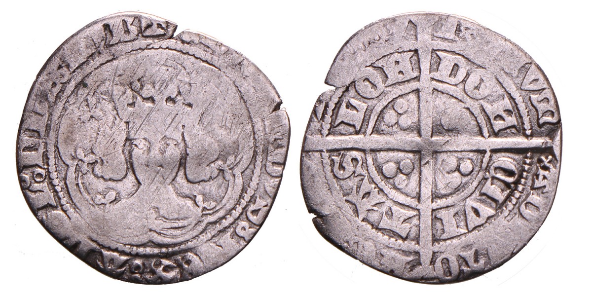 Great-Britain. Henry VI. ½ Groat. N.D. (1422-1427).