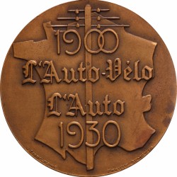 France. 1933. L'auto-velo.