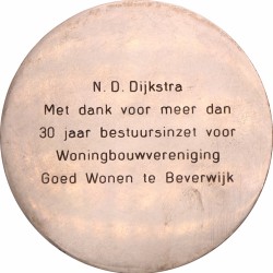 Nederland. Erepenning Beverwijk.