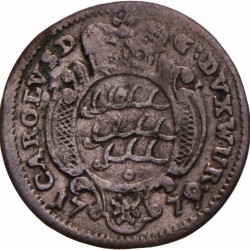 German States. Württemberg. Karl Eugen. 1/48 Thaler. 1779.