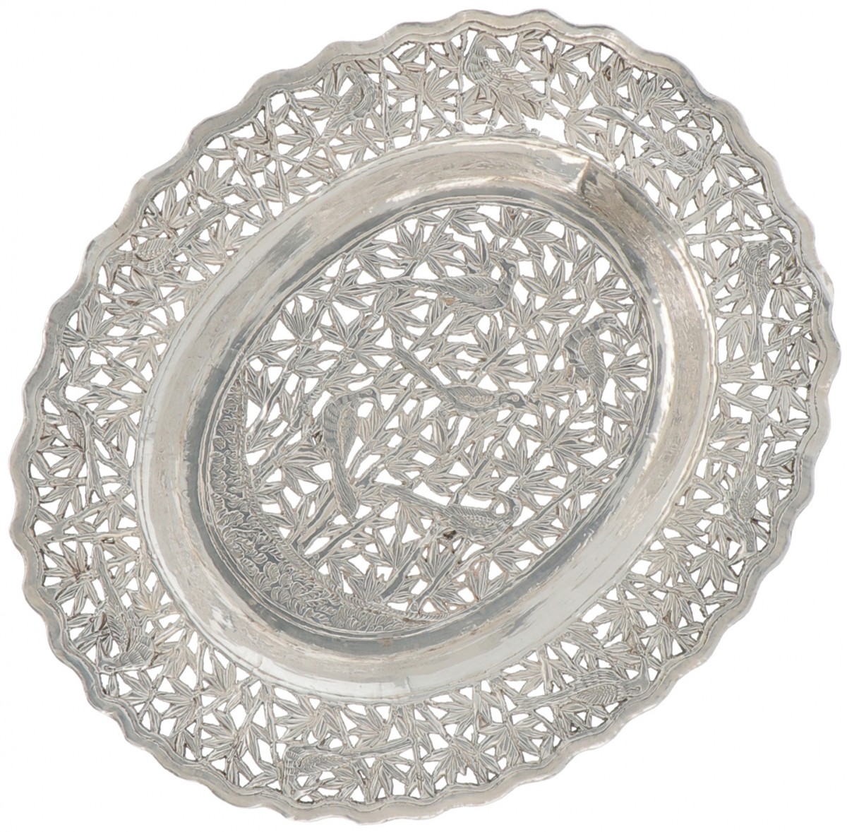 Schaaltje (Japan export) zilver.