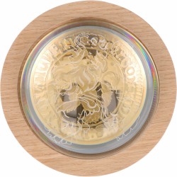 Nederland. 2021. Officiele Gouden herslag Leeuwendaalder. 1 OZ.