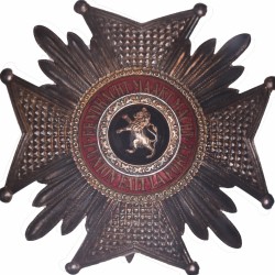 N.D. Belgium. Star of the Grand official in the order of Leopold (Civil division).