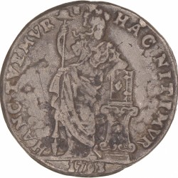 1 gulden -generaliteits-. Contemporaine vervalsing. Utrecht. 1793. Fraai +.