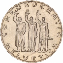 Switzerland. 'Anniversary of the Confederation' 5 Francs. 1941.