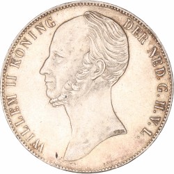 2½ gulden. Willem II. 1843. UNC.