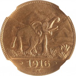 German East Africa. Wilhelm II. 15 Rupien. 1916 T.