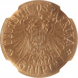 German East Africa. Wilhelm II. 15 Rupien. 1916 T.